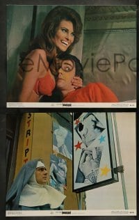 5j049 BEDAZZLED 8 color 11x14 stills '68 classic fantasy, Dudley Moore & sexy Raquel Welch as Lust