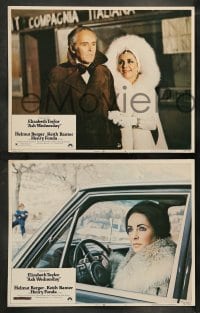 5j743 ASH WEDNESDAY 4 LCs '73 beautiful aging Elizabeth Taylor gets extensive plastic surgery!