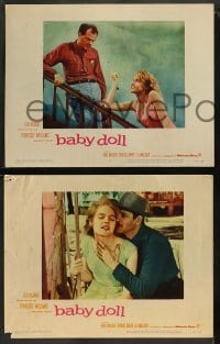 5j840 BABY DOLL 3 LCs '57 Elia Kazan, classic images of sexy troubled teen Carroll Baker!
