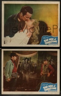 5j664 BAD MEN OF TOMBSTONE 5 LCs '48 outlaws deadlier than the James boys & wilder than the Daltons