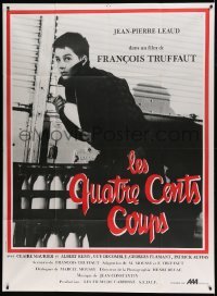 5k573 400 BLOWS French 1p R80s close up of Jean-Pierre Leaud as young Francois Truffaut!