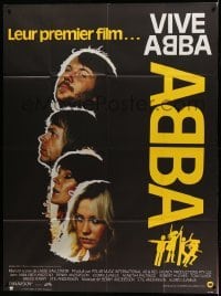 5k576 ABBA: THE MOVIE French 1p '78 Swedish pop rock, headshots of all 4 band members!