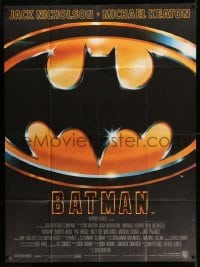 5k607 BATMAN French 1p '89 Michael Keaton, Jack Nicholson, directed by Tim Burton!