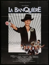 5k786 LADY BANKER French 1p '80 Francis Girod 's La Banquiere, Romy Schneider, Ferracci art!