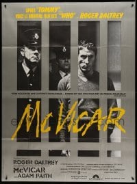 5k814 MCVICAR French 1p '81 different image of Roger Daltrey behind bars, crime biography!