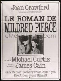 5k819 MILDRED PIERCE French 1p R06 Michael Curtiz, different image of Joan Crawford & Ann Blyth!