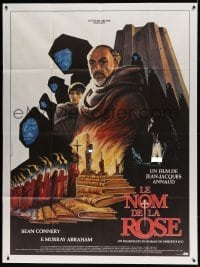 5k832 NAME OF THE ROSE French 1p '86 Sean Connery, different art by Philippe Druillet & Gayout!