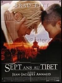 5k896 SEVEN YEARS IN TIBET French 1p '97 Brad Pitt, directed by Jean-Jacques Annaud!