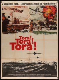 5k945 TORA TORA TORA French 1p '70 Rene Ferracci & Bob McCall art of the attack on Pearl Harbor!