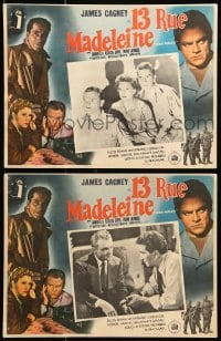 5k139 13 RUE MADELEINE 7 Mexican LCs '47 James Cagney, double agent Conte, Annabella, WWII classic!
