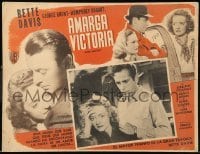5k186 DARK VICTORY Mexican LC R50s c/u of Humphrey Bogart behind worried Bette Davis!