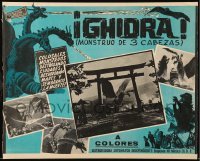 5k195 GHIDRAH THE THREE HEADED MONSTER Mexican LC R70s Toho, he battles Godzilla, Mothra & Rodan!