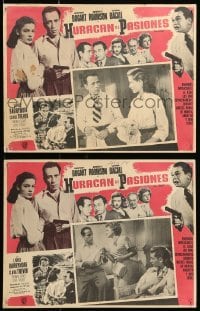 5k144 KEY LARGO 3 Mexican LCs R50s Humphrey Bogart, Lauren Bacall, Claire Trevor, John Huston noir!