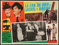 5k213 LAUREL & HARDY'S LAUGHING '20s Mexican LC '65 great diffrent images of Stan & Ollie!
