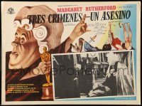5k224 MURDER MOST FOUL Mexican LC '65 Margaret Rutherford as Agatha Christie's Miss Marple!