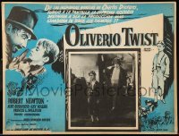 5k227 OLIVER TWIST Mexican LC '51 John Howard Davies as Oliver, Charles Dickens classic!
