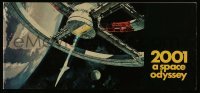 5k084 2001: A SPACE ODYSSEY souvenir program book '68 Kubrick, McCall space wheel art +many photos