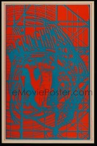 5k038 BUCKINGHAMS 13x20 music poster '67 psychedelic artwork of the band by Robert Wendell!