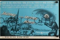 5k066 JOURNEY TO THE SEVENTH PLANET pressbook '61 they have terryfing powers of mind over matter!