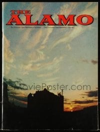 5m059 ALAMO souvenir program book '60 John Wayne in the Texas War of Independence!