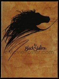 5m073 BLACK STALLION souvenir program book '79 Kelly Reno, Teri Garr, great horse artwork!
