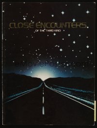 5m079 CLOSE ENCOUNTERS OF THE THIRD KIND program book '77 Steven Spielberg sci-fi classic!