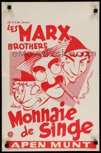 5p263 MONKEY BUSINESS Belgian R60s completely different art of the Marx Brothers!