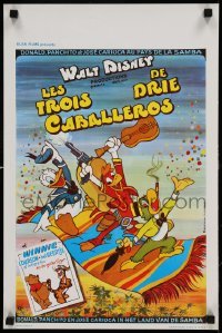 5p279 THREE CABALLEROS/WINNIE THE POOH & TIGGER TOO Belgian '70s great art of Donald & gang!
