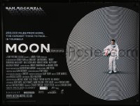 5p100 MOON DS British quad '09 great image of lonely Sam Rockwell, cool cicular design!