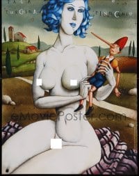 5p351 LA FATA TURCHINA E PINOCCHIO 27x38 Polish commercial poster '10 naked woman by Adam Pekalski