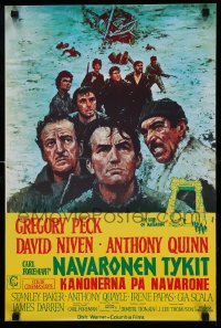 5p179 GUNS OF NAVARONE Finnish R70s Peck, Niven & Anthony Quinn by Howard Terpning and Engel!