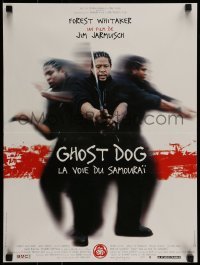 5p650 GHOST DOG French 16x21 '99 Jim Jarmusch, cool image of Forest Whitaker with katana!