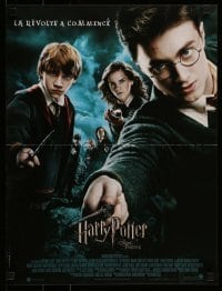 5p653 HARRY POTTER & THE ORDER OF THE PHOENIX French 16x21 '07 Daniel Radcliffe, Watson, Grint!