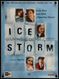 5p656 ICE STORM French 16x22 '97 directed by Ang Lee, Kevin Kline, Joan Allen, Sigourney Weaver
