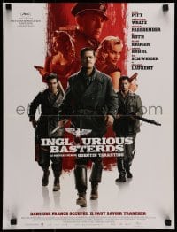 5p660 INGLOURIOUS BASTERDS French 16x21 '09 Quentin Tarantino, Brad Pitt, Waltz, Roth, top cast!