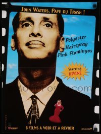 5p664 JOHN WATERS FILM FESTIVAL French 16x22 '97 great huge image of director Waters, Divine!