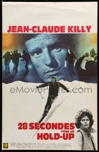 5p701 SNOW JOB French 15x23 '72 Jean-Claude Killy is a thief on skis after $240,000, Ski Raiders!