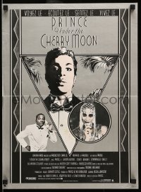 5p715 UNDER THE CHERRY MOON French 15x21 '86 cool art deco style artwork of Prince!