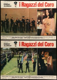 5p806 CHOIRBOYS set of 5 Italian 19x27 pbustas '77 directed by Robert Aldrich, Charles Durning!