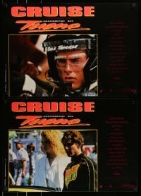 5p793 DAYS OF THUNDER set of 6 Italian 18x26 pbustas '90 NASCAR race car driver Tom Cruise!