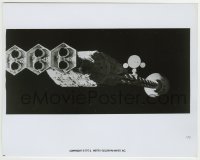 5s031 2001: A SPACE ODYSSEY Cinerama 8x10.25 still R74 Kubrick classic, incredible spaceship!