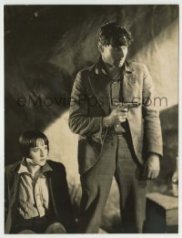 5s088 BEGGARS OF LIFE 7x10 key book still '28 scared Louise Brooks sits by Richard Arlen with gun!