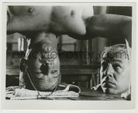 5s189 COOL HAND LUKE 8.25x10 still '67 George Kennedy watches Paul Newman doing headstand!