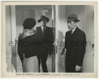 5s205 DEAD RECKONING 8x10.25 still '47 Bogart behind door with gun, Lizabeth Scott, Wallace Ford