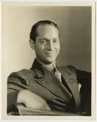 5s299 FRANCHOT TONE 8x10.25 still '30s great head & shoulders portrait of the MGM leading man!