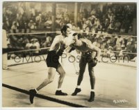 5s320 GENTLEMAN JIM 7.5x9.5 still '42 Errol Flynn as Corbett boxing with Ward Bond as Sullivan!