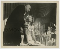 5s322 GILDA 8.25x10 still '46 beautiful Rita Hayworth married to villainous George Macready!