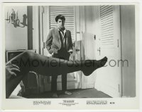 5s340 GRADUATE 8x10.25 still '68 classic image of Dustin Hoffman & sexy leg, Anne Bancroft!