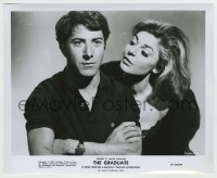 5s338 GRADUATE 8.25x10 still '68 great close up of Anne Bancroft seducing young Dustin Hoffman!
