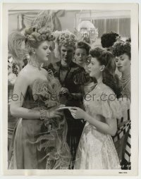 5s356 HARVEY GIRLS 8x10 still '45 lots of women watch Angela Lansbury glare at Judy Garland!